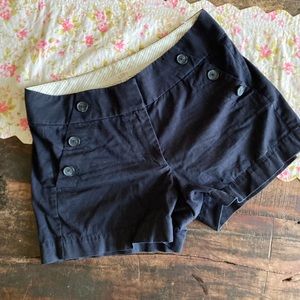 LOFT navy sailor shorts size 2